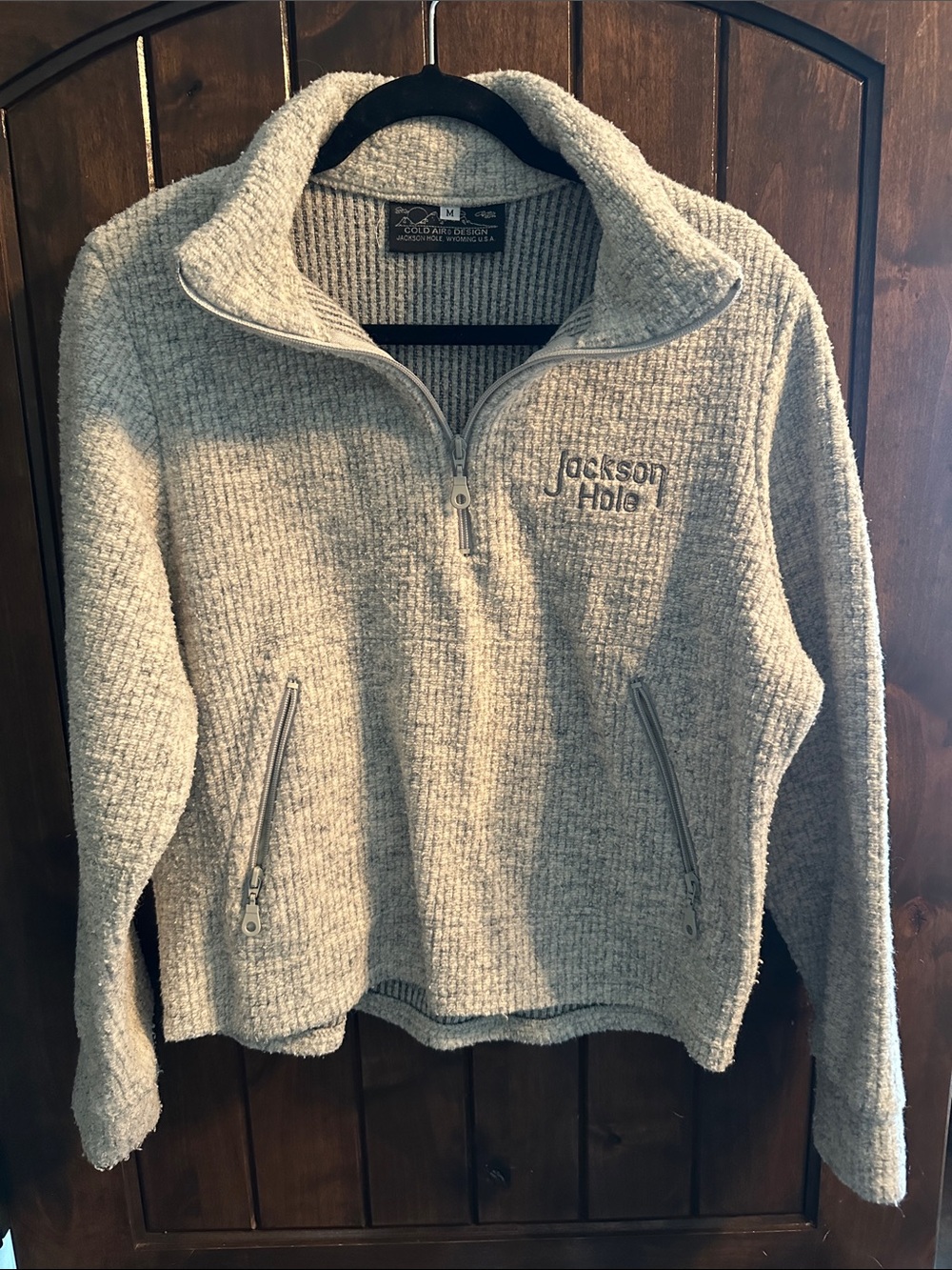 Jackson Hole Women's Cream Quarter-Zip Pullover Jacket